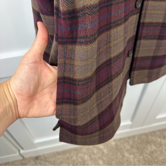 Pendleton Cashmere Wool Plaid Shirt Jacket Coat Men’s Medium (M) - Picture 6 of 16